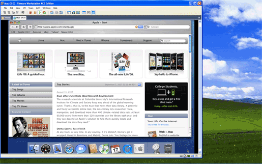 Mac OS X on Windows
